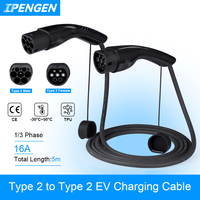 IPENGEN-Câble de chargeur EV pour voiture électrique, chargeur côté voiture femelle vers prise mâle Vope2, 16A, 3,6 KW, 11KW, EV 1